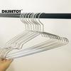 10pcs Silver/Gold Metal Clothes Hangers Aluminum Alloy Durable Clothes Hanger for Coats Skirts Pants Dress Hanging