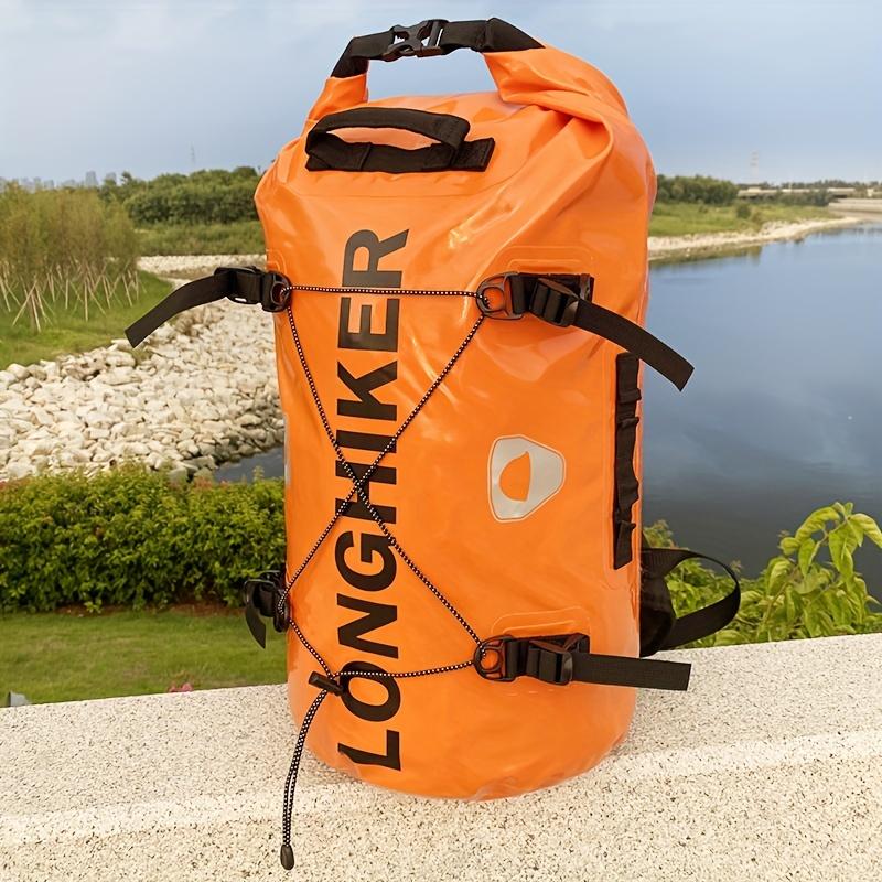 PVC Men's Floating Dry Bag Backpack for Camping/Hiking/Mountaineering Water-Resistant Outdoor Sports Gear with Multi-Purpose