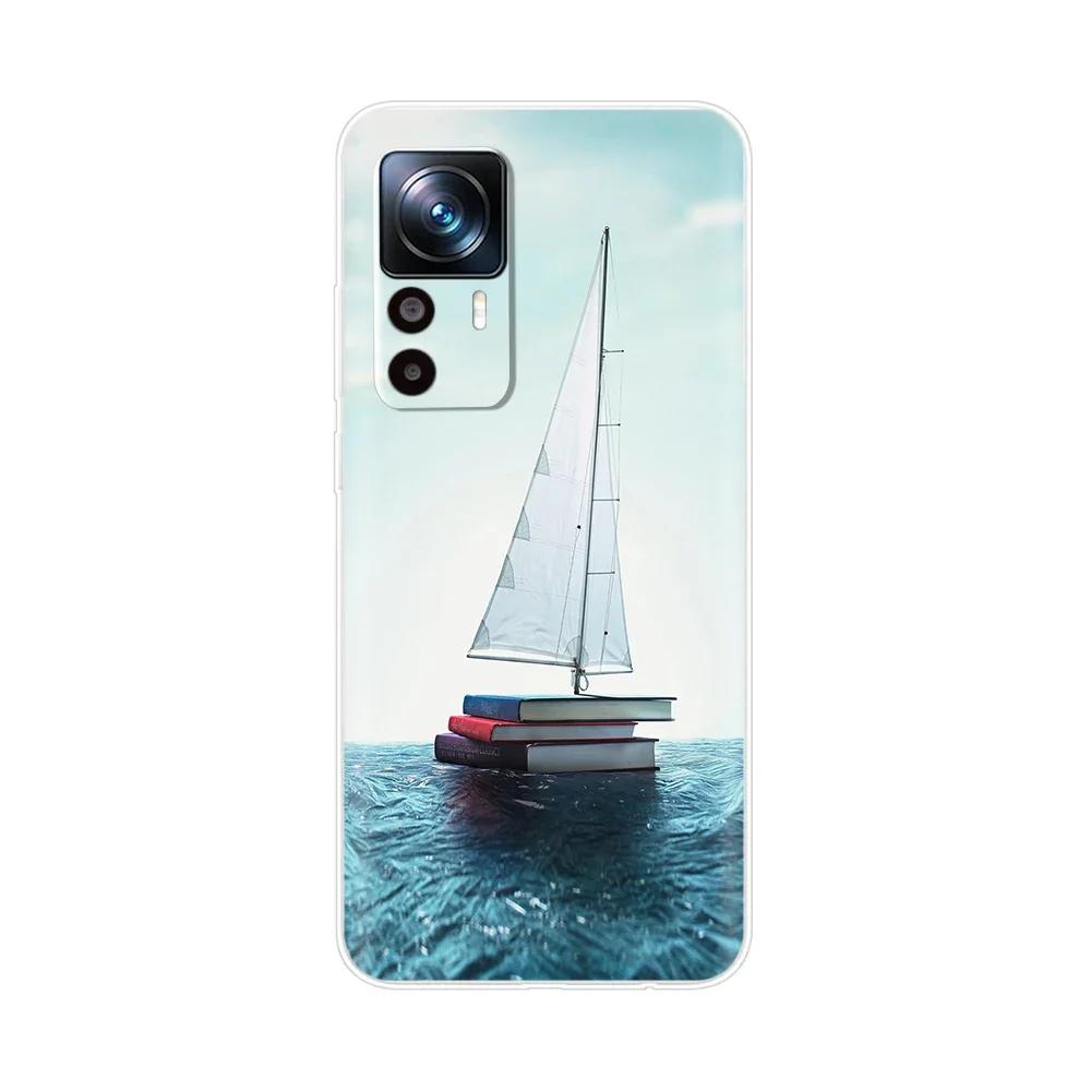 For Xiaomi 12T Pro Case Silicone Fashion Painted Soft Phone Case For Xiaomi 12T Case Back Cover For Xiomi Mi 12T Pro 12 T Bumper