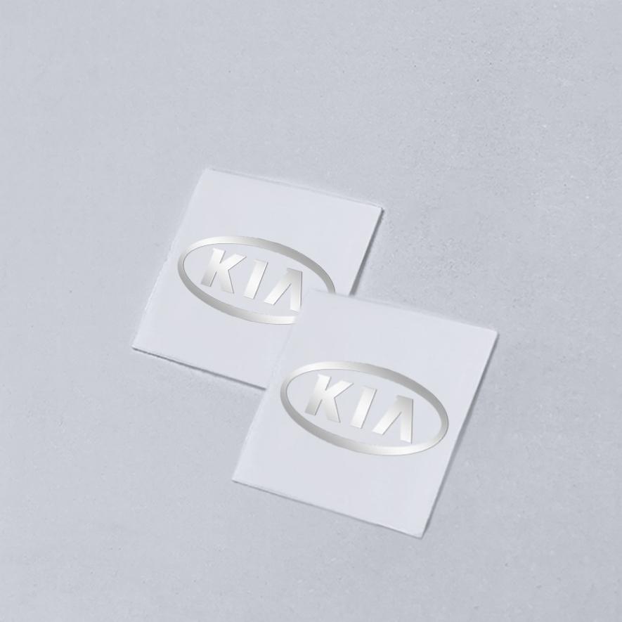 2/5/10pcs Aluminum Car Styling Interior Badge Sticker Decal Decor Accessories For Kia Kn K3 cerato Optima Motor Ceed K5 Soul