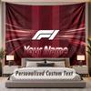 Custom Name Text Tapestry F1 Personalized Polyester Wall Tapestry For Bedroom And Room