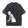 Saitama One Punch Man Funny Graphic T Shirt Men Women Cotton Tshirts Vintage Washed Tee Harajuku Male Casual Oversized T-shirt