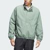 Adidas Originals Puffer Po Basketball Jacket Solid Color Logo Sports Pullover Men Jacket Silver Gray Green IK3561