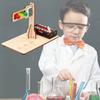 Wooden Diy Traffic Signal Light Model Science Experiment Set For Students