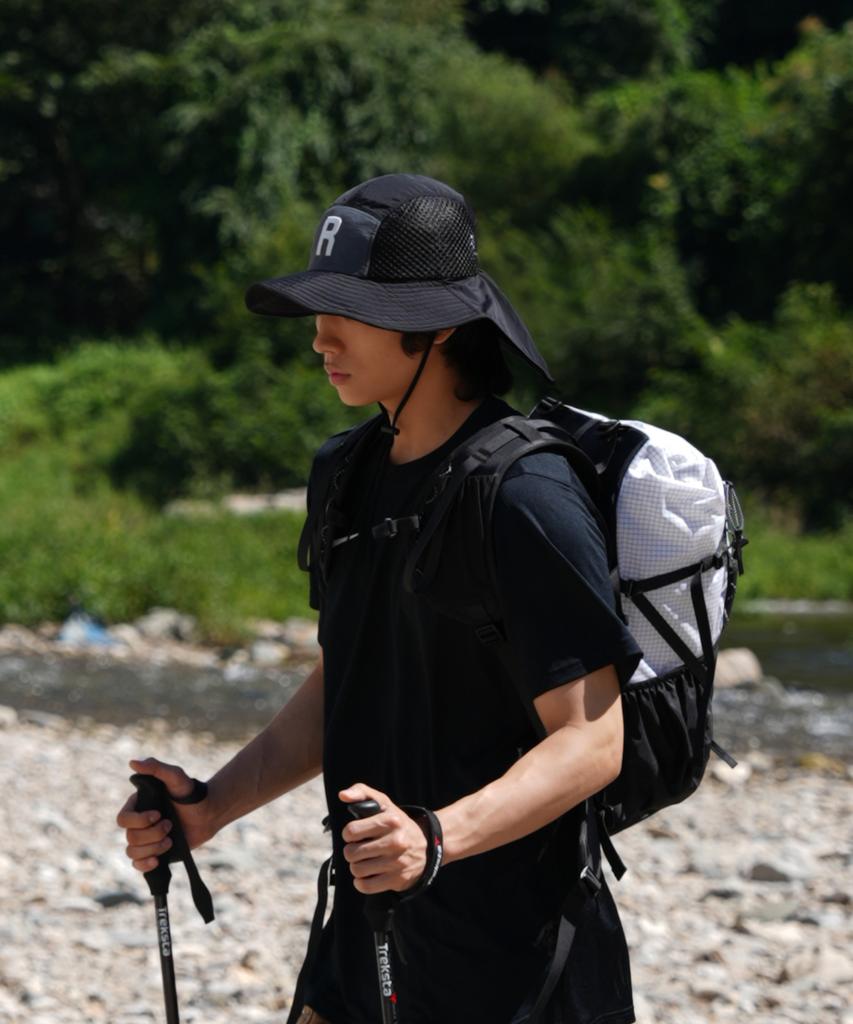 Lisjilain Oversized Neck Guard Boonie Hat Sunshade Hat Hiking Hat Bucket Hat