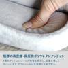 CB Japan Hazmina ROOP Cushion up to Cushion Fully Plush Slippers Slippers, High-Density, High-Rebound [Sizes 27cm, Gray], Shock-Absorbing, 4-Layer