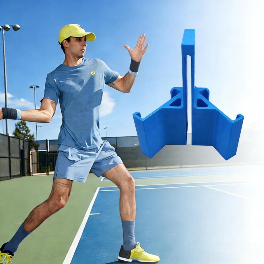 3D Printed Tennis Camera and Phone Mount for Dual-Sided Shooting