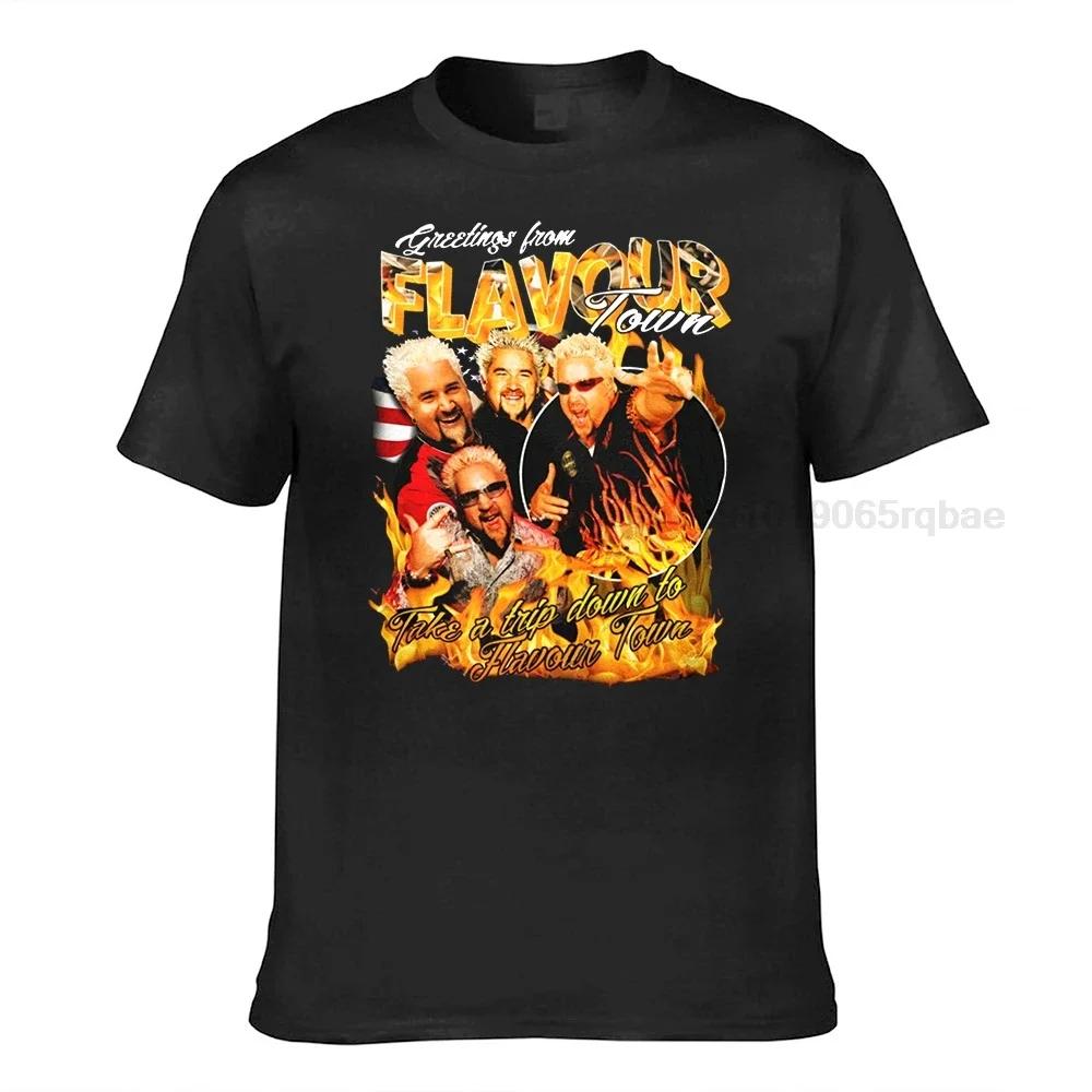 Guy Fieri Vintage 90s Tshirt Hip Hop Rap Tour Unisex Tee Shirt Cotton Casual Unisex T Shirt Unisexs Tee Shirts Tops