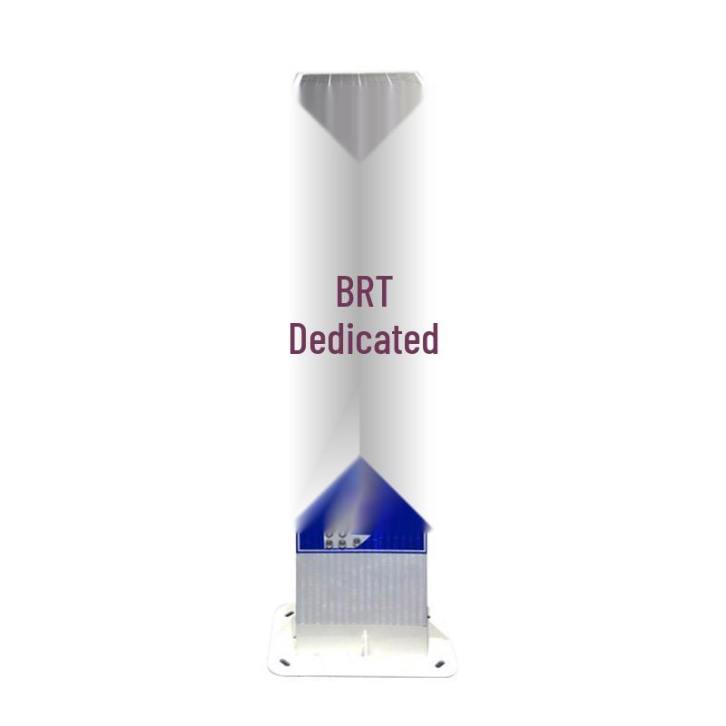Solar LED Warning Posts - BRT Lane Delineators In Colton