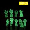 10pcs Luminous Ghost Micro Landscape Accessory Outdoor Miniature Decor Glow In Dark Tree Elves Fairy Figurine Garden Decoration