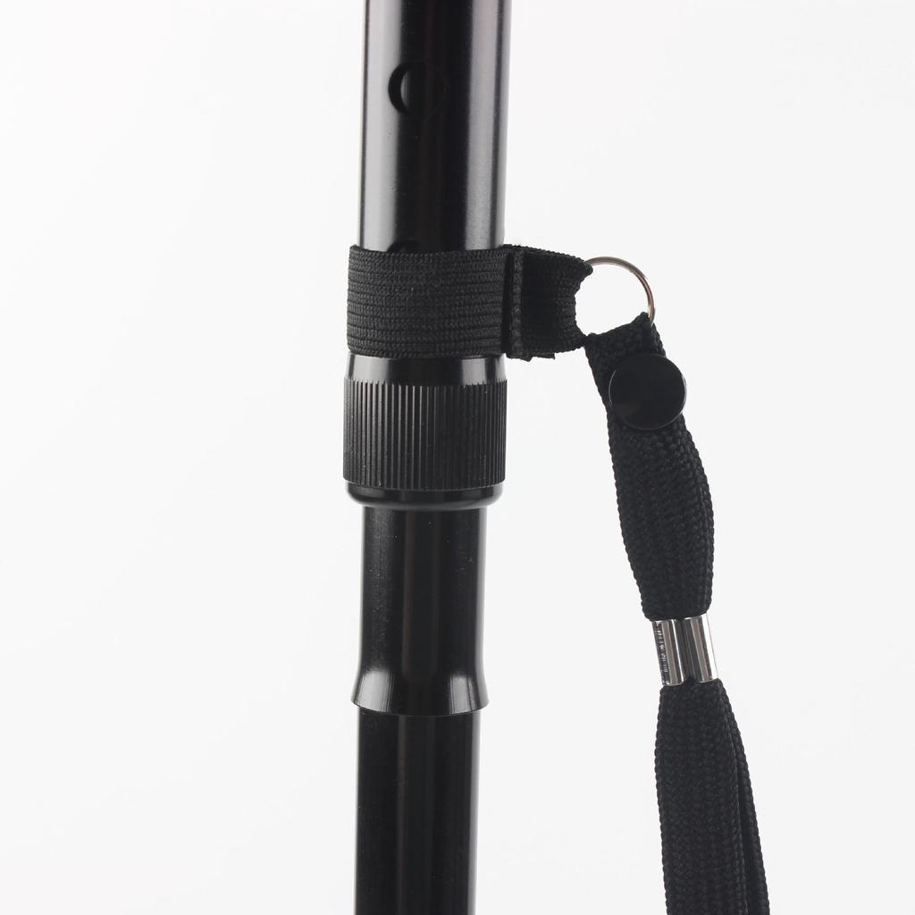 Multifunctional Folding Double-Handle Aluminum Crutch for Outdoor Hiking and Elderly Assistance