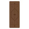 Widened 80cm Non-Slip Frosted Yoga Mat with Coconut Shell, Natural Rubber, & PU for Home Fitness - Thick Pad for Women
