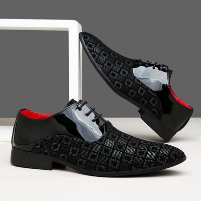 Black Mens Dress Shoes Style Luxury Formal Shoes For Men Oxfords Shoes Designer Casual Business Leather Shoes Men Zapatos Hombre