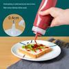 Transparenta Plastflaskor med Spetsig Topp för Tomatsalladsdressing - Set för Kommersiellt Bruk