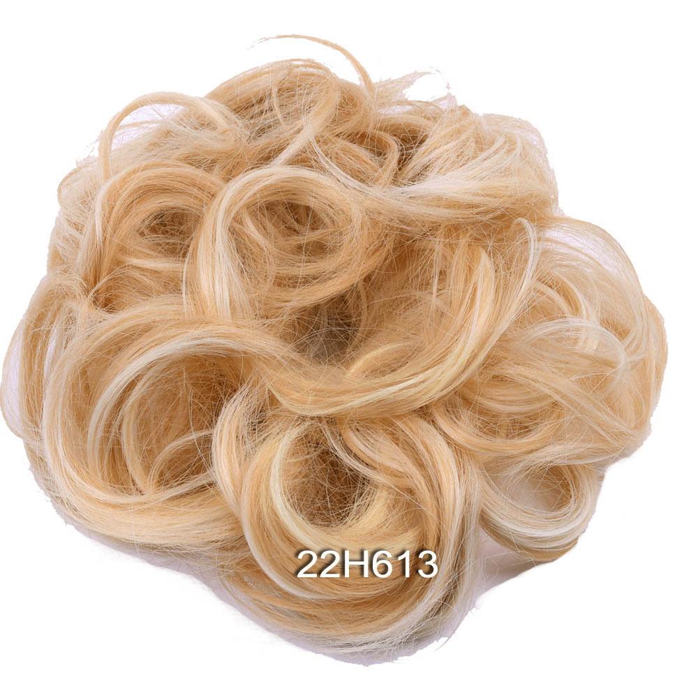 

Волосся Messy Bun Hair Шиньйон Donut Hair Pad Еластична мотузка для волосся Гумка Синтетичний шиньйон Аксесуари для волосся для жінок