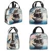 Lost Pirate Kingdom Insulated Lunch Bag for Women Office Cooler Thermal Food Box Tote Portable Lunch Boxes Container