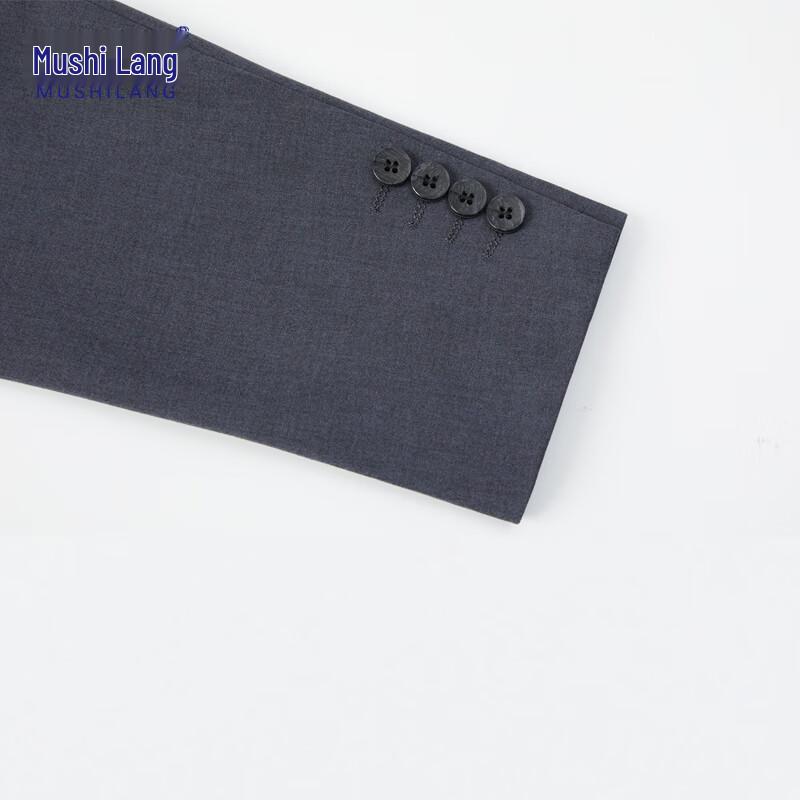 Men's Wool Blend Slim Fit Business Suit Set