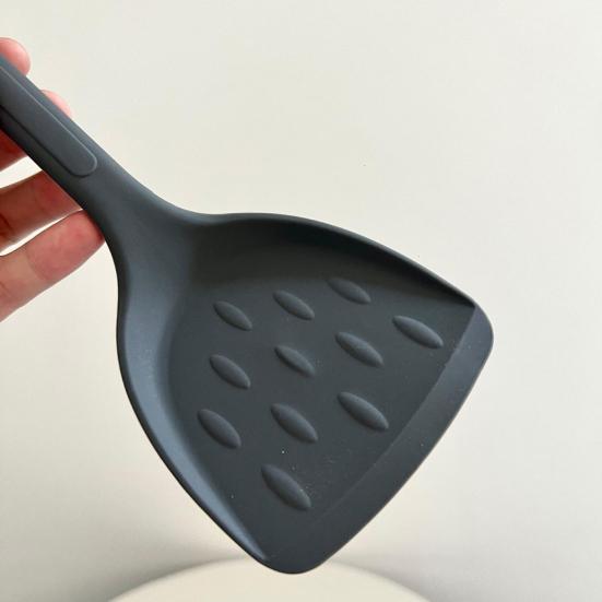 Silicone Spatula High Heat Resistant Cooking Spatula with Anti-Slip Handle for Non-Stick Pans Kitchen Utensils for Egg Pancake Fish Burger