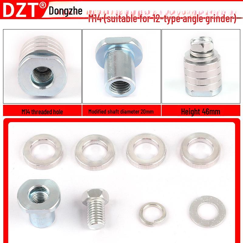 

Головка для угловой шлифовальной машины для прорезки пазов - фитинги M10/M14, 100 типов принадлежностей