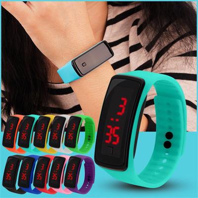 Boys And Girls Fashion Digital Watches  Strap Silicone Wrist Watch