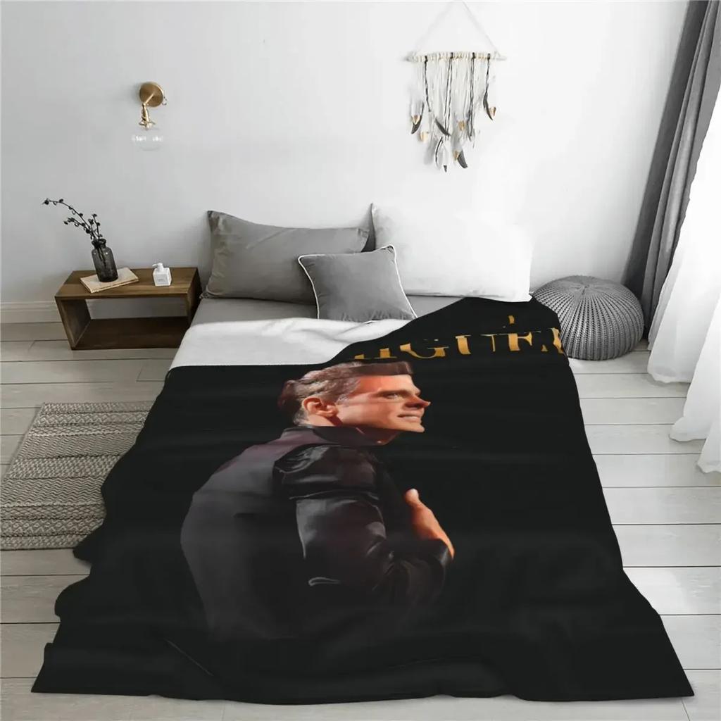 Luis Miguel Tour Super Warm Blanket Singer Travelling Throw Blanket Winter Funny Custom Flannel Bedspread Sofa Bed Cover
