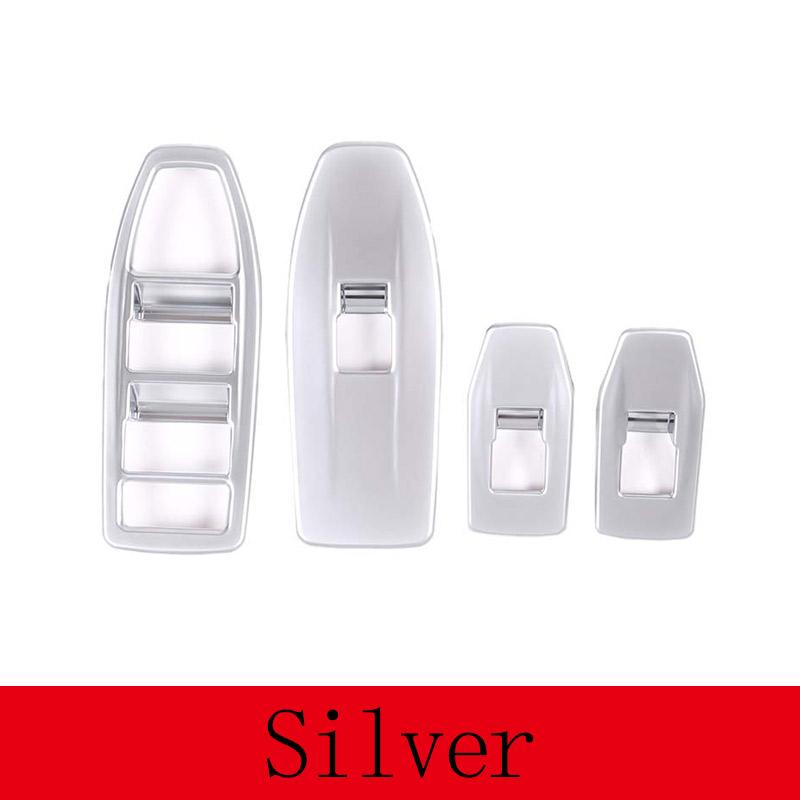 ABS Chrome/Carbon Fiber Car Window Lift Swtich Button Cover Trim Accessories For BMW X1 IX1 U10 U11 2026-2026