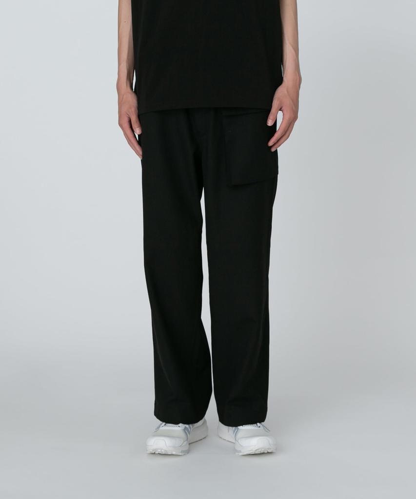 Snow Peak Hybrid Wool Utility Pants and Size L PA-25SU102, Men's Women's, Black,