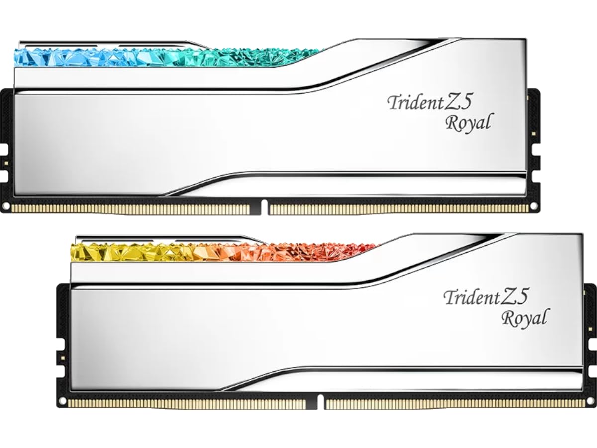 

DDR5 Memory 32GB Kit x with OVERCLOCK WORKS Exclusive Bonus Sticker for Trident Z5 ROYAL RGB G.Skill DDR5-7600 (2 16GB) F5-7600J3646G16GX2-TR5S
