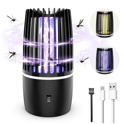 Cablu portabil pentru țânțari electric, reîncărcabil și zburat, pentru lumină în exterior și în interior, cu modul de lumină de noapte