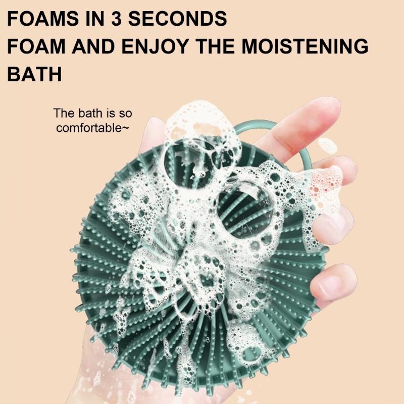 Body Brush Silicone Body Washer Bath Brush Shower Brush Practical Body Scrubber Massage Brush for Gentle Exfoliate