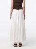 Gijun Pure Pleats Maxi Skirt Off-White