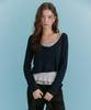 MICANE Beya Cardigan-Frill Sleeveless Set