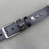 Fashionable and Versatile Retro Skeleton Rivets for Women's Belt European and American Punk Jeans Decorative Belt Men