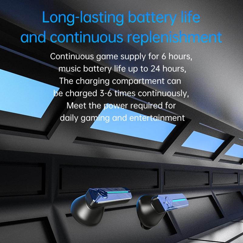 Nowy model prywatny Mechaniczna czułość metalu TWS Opóźnienie redukcji szumów Bezprzewodowy Bluetooth 5.3