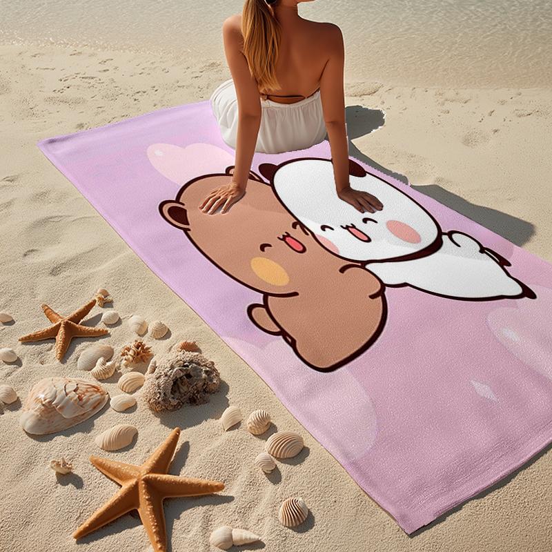 Bobo Dudu Dreams Moon Night Beach Towel, Super Soft Microfiber, Gift for Her/Him, Birthday, for Pool, Beach, Travel, Home Decor Fan gifts