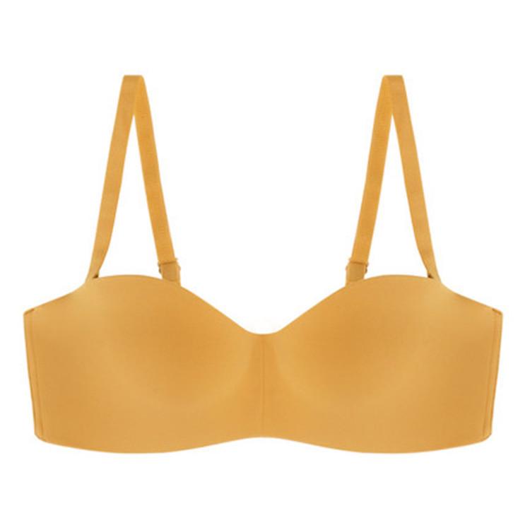 Marshmallow Strapless Non-Slip Seamless Wireless Bra for Women