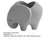 3D Printed Elephant Planter Pot, Cute Small Desktop Ornaments, Multi-Purpose Flowerpot And Pen Holder, Simple Home Office Decor
