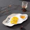 High-Value Dumplings, Plates With Vinegar Plates, Hotel Creative Snack Plates, Household Mother And Child Plates, Grid Plates, Dessert Plates