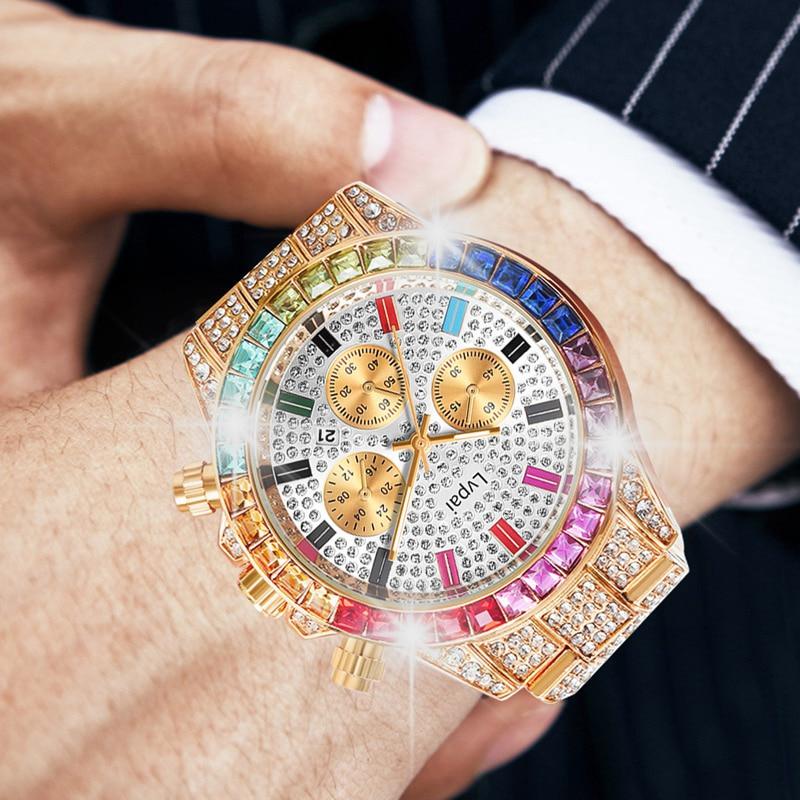 Orologio di marca Strass di lusso Donne Uomini Donne Casual Donne Cristallo  Orologi Uomo Diamond Fashion Watch acquista in modo economico — spedizione  gratuita, recensioni reali con foto — Joom