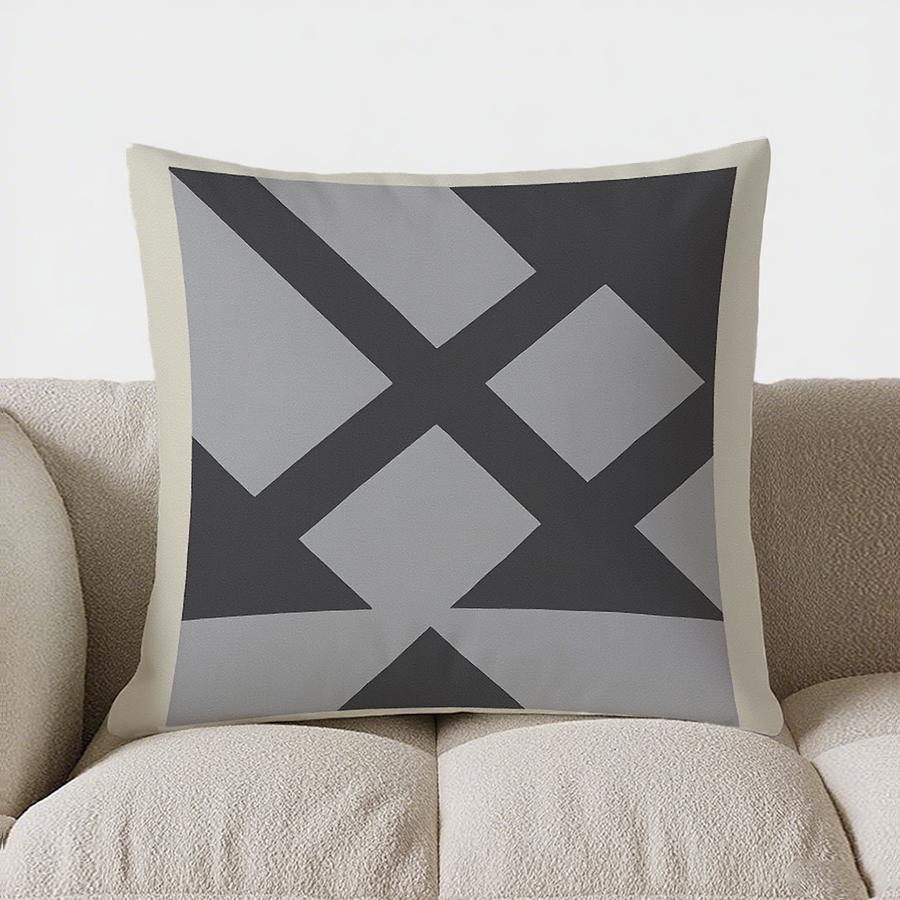 Home Decor Modern Geometric Pattern Square Pillow Cover Pattern Cushion Cover Suitable For Sofa Bedroom Car Pillow Cover