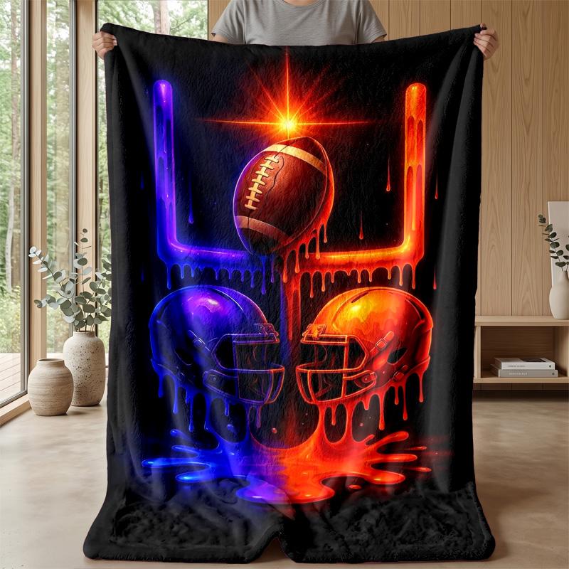 Robotic Hand Holding Game Controller Theme blanket Lightweight Warm Flannel Blanket Decorative Throw Blanket for Home Decoration