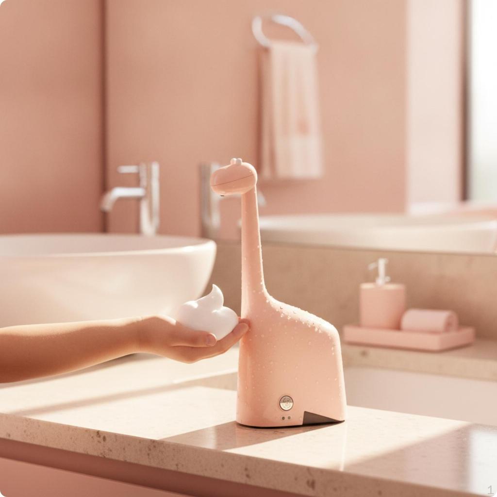 Automatic Foaming Soap Dispenser Hands MotionActivated Minimalist for Bathroom,