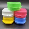 Portable Dental Retainer & Aligner Storage Box - Large/Medium Opening for Orthodontic and Denture Use