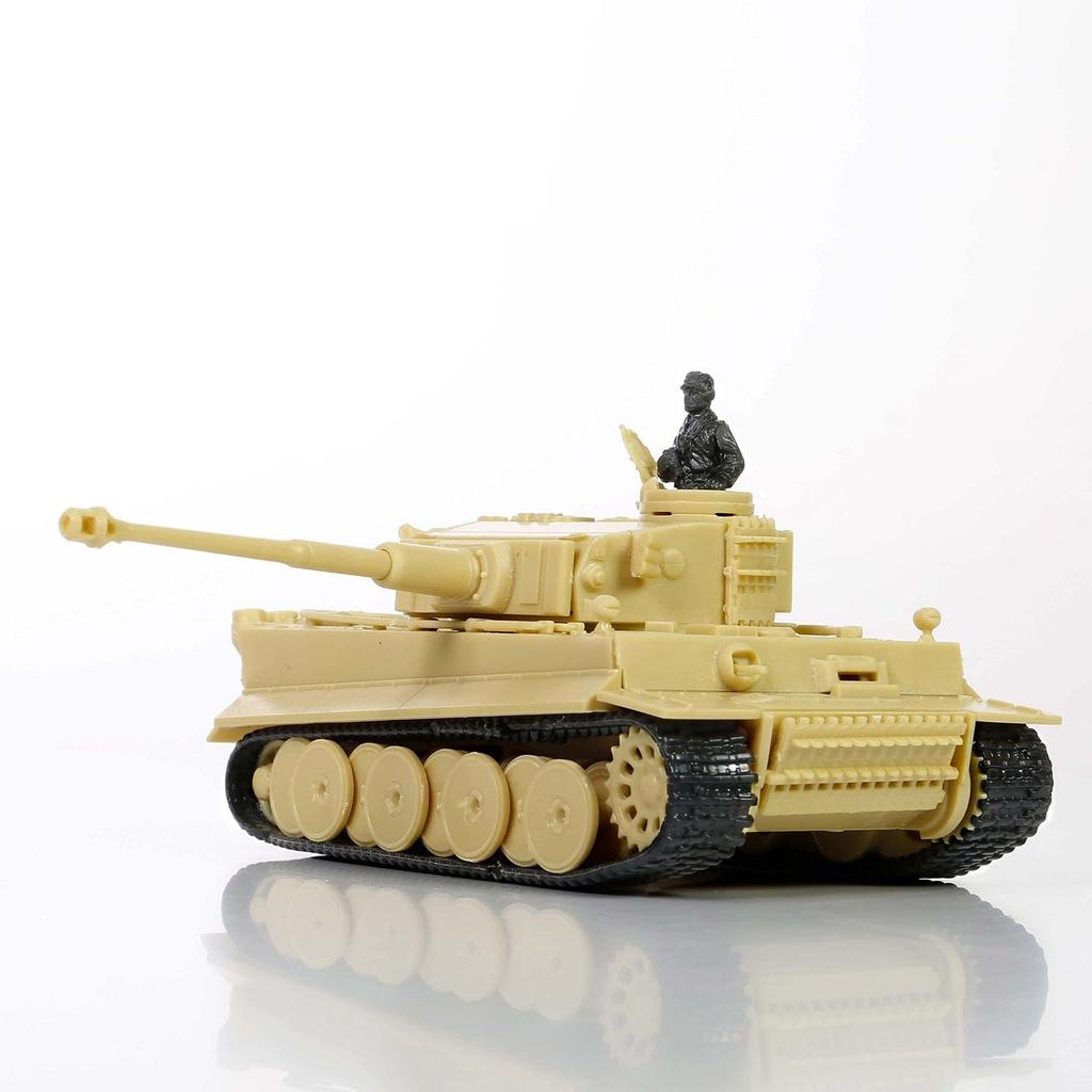 PLATZ Waltersons WW2 Německý Tiger I Raný Model 504. prapor těžkých tanků Jaro 1943 Tunisko Plastový Model WS55001R 1/72 (Nádrž)