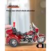 1/9 Scale Harley Davidson TRI GLIDE ULTRA Luxury Tricycle Alloy Diecast Model Motorcycle  Sound & Light  Holiday Gifts for Boyfriend