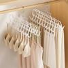 Carbon Steel Clothes Hanger with PVC-Coated Hanging Spots and Folding Frame for Bras, Belts, Hats, and Camisoles