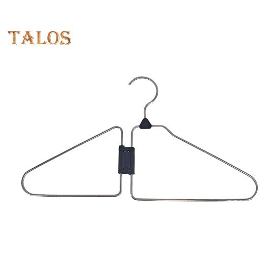 

1/5 шт. складные вешалки для одежды нержавеющие прочные несущие широкое применение складные вешалки для путешествий стеллажи для хранения 1pc