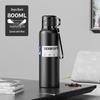 Water Steel Insulated 316 Stainless Bottle With Smart Temperature Display Extra Large Capacity For Men