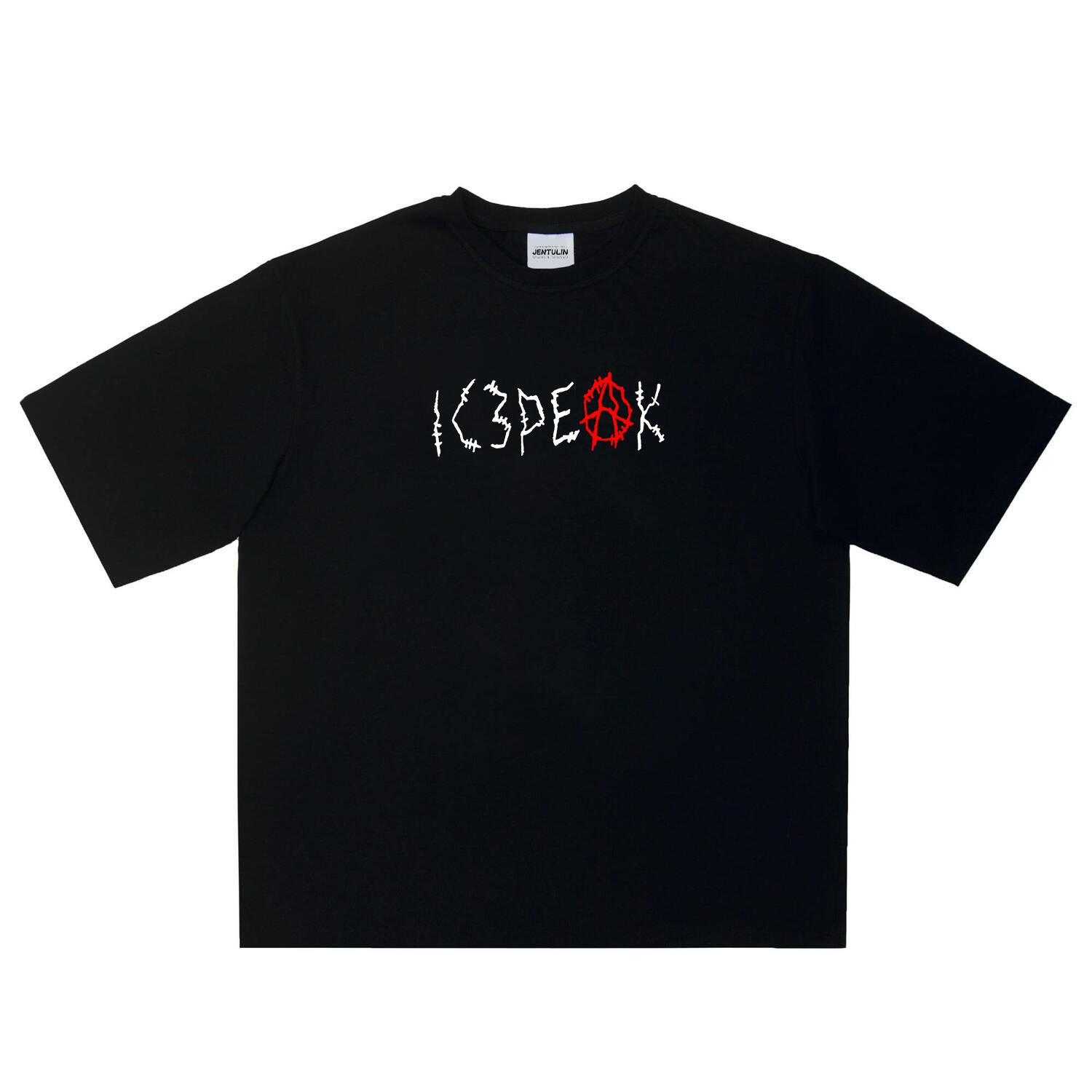 

Harajuku Oversize Streetwear Mens Clothing ANARCHY Graphic Print Tshirt Cotton Hip Hop Aesthetic Short Sleeve Tops Tee Goth Y2k S