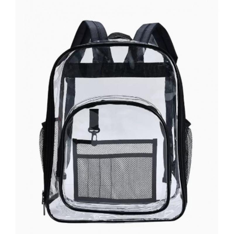 Transparent Waterproof PVC School Backpack - Large Capacity, Hot Sale